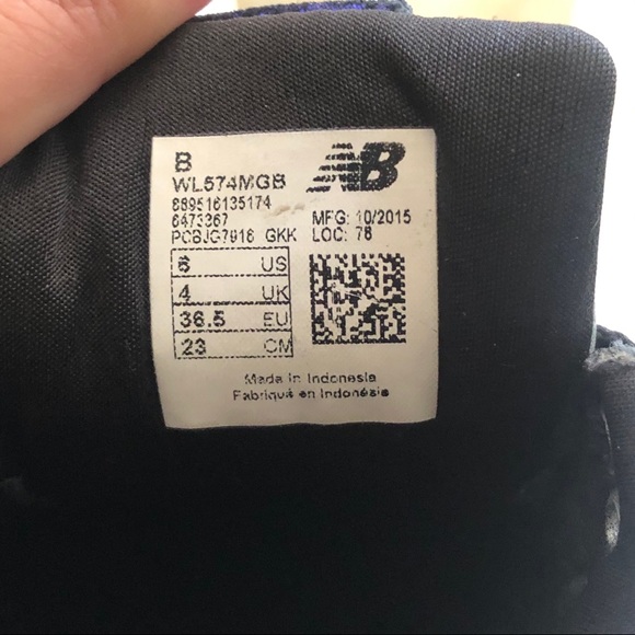 EUC New Balance ‘Mineral Glow’ | Gray/Blue | US6W - Picture 6 of 6